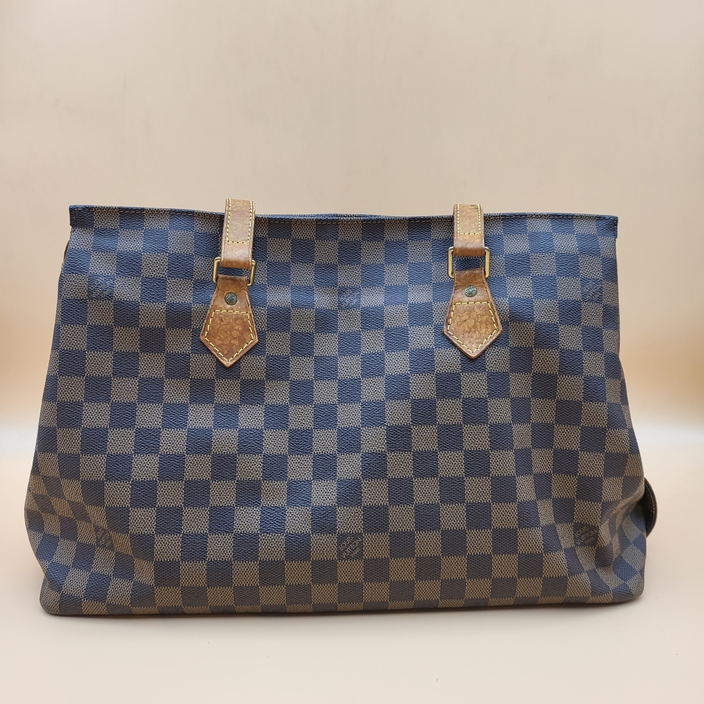 Louis Vuitton 100thAnniversary Centenaire Damier Ebene Columbine Tote Authentic. - Picture 2 of 14